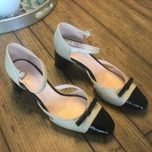 100% Leather/Patent Leather Mary Jane Shoes